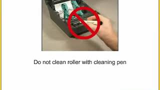 Printhead Cleaning Zebra GK420T Label Printer [upl. by Trebmer592]