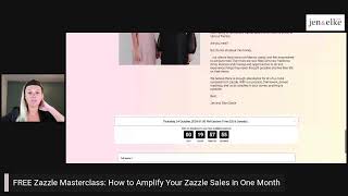 FREE Zazzle Masterclass [upl. by Irod]