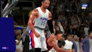 Junemar Fajardo Highlights FIBA OQT 2024 NBA 2K14 PC [upl. by Hanshaw]