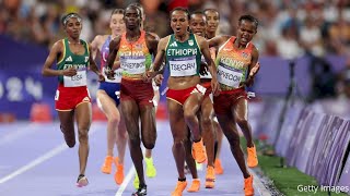 5000m JO Paris 2024 نهائي سباق 5000 متر و مشروع سيفان حسن الخارق للعادة [upl. by Ainimre]