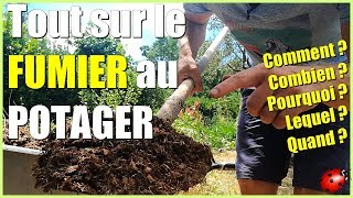 Le FUMIER au POTAGER  Tout savoir ou presque [upl. by Nosreh]