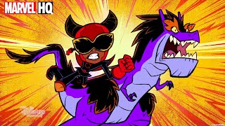 Devil Girl amp Moon Dinosaur  Marvels Moon Girl and Devil Dinosaur [upl. by Aicargatla]