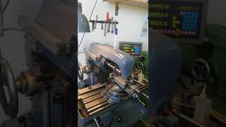 Aciera F3 universal milling machine in action [upl. by Britni]