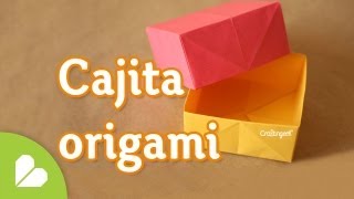 Como hacer Caja Origami BASICA y FACIL [upl. by Langille]