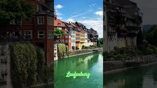 Laufenburg 🇨🇭🇩🇪switzerland germany shorts [upl. by Aiciled564]