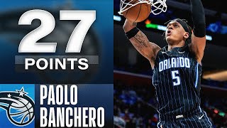 No 1 Pick Paolo Banchero SHINES In NBA Debut  27 PTS 9 REB amp 5 AST 🔥 [upl. by Aiel608]