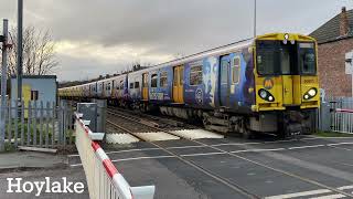 Hoylake Station Level Crossing 06012023 [upl. by Aihsemek]