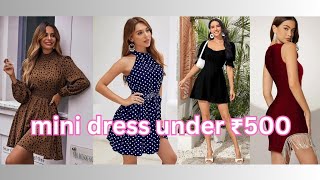 mini dress under ₹500 accessories cute [upl. by Orren272]