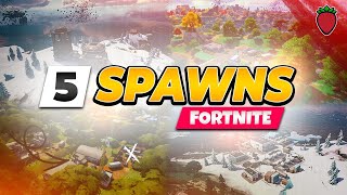 Les meilleurs SPAWNS Fortnite en Saison 3 Chapitre 4  Tournois et Ranked [upl. by Eerrehs]