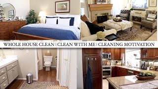 WHOLE HOUSE CLEAN  CLEAN WITH ME  CLEANING MOTIVATION [upl. by Norihs]