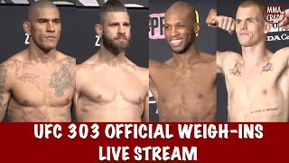 UFC 303 Pereira vs Prochazka Official WeighIn Live Stream [upl. by Zetniuq552]