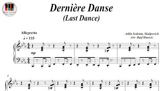 Dernière Danse Last Dance  Indila Piano Sheet Music Piano Tutorial [upl. by Mcintyre323]