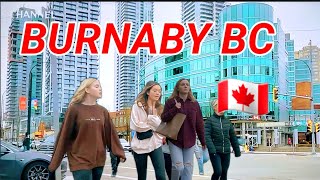 Metrotown BC Downtown Burnaby 4K Walking Tour [upl. by Ydoow]