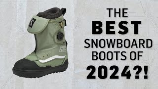 Best Snowboard Boots Of 2024 NEW Vans Danny Kass One amp Done [upl. by Tarfe202]