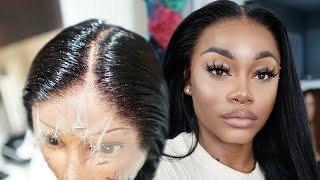 Celebrity Hairstylist Secrets 4  Dye your lace JET BLACK  NO Stained Lace  Hd Undetectable Lace [upl. by Marillin]