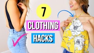 7 Simple Clothing Hacks Every Girl Must Know [upl. by Oer]