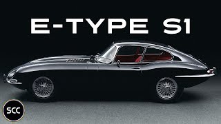 JAGUAR ETYPE S1  Series 1 42 Coupé 1965  Modest test drive  XKE E Type engine sound  SCC TV [upl. by Anuait108]