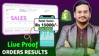 Shopify Dropshipping Live Orders Results in Pakistan  Shopify Dropshipping [upl. by Sesilu]