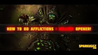 GUIDE How to reach 1000000 DPS as an Affliction Warlock in the opener [upl. by Llevram]