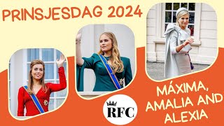 Queen MÁXIMA Amalia and Alexia attended PRINSJESDAG 2024 [upl. by Farmann]