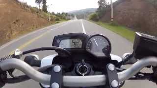 Top Speed Yamaha XJ6  205kmh [upl. by Tnairb]