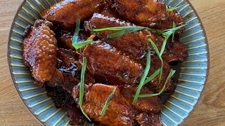 Simple recipes SOY SAUCE CHICKEN WINGS  chinese recipes soy sauce chicken wings [upl. by Krause]