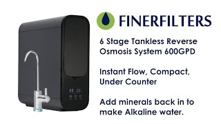 Get Pure Water on Demand  Finerfilters DFT8 Tankless Reverse Osmosis System [upl. by Marvel538]