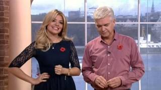 Holly cant say quotanalysesquot on This Morning  8th November 2012 [upl. by Rufus9]