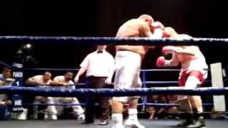 Essex Boy Carlton Leach v Tony Denham Boxing match [upl. by Enyallij]