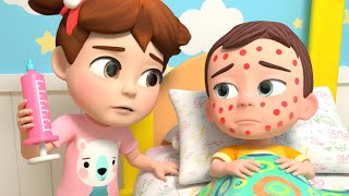 Baby Sick Song  Pretend Play  Lalafun Nursery Rhymes amp Kids Songs [upl. by Ativet257]