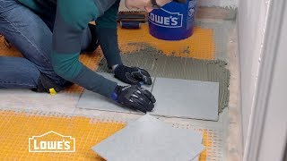 Tile Floor 101  Step by Step How to Install Tile for the First Time [upl. by Arraeis]