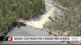 2 missing in BWCA after canoes go over Curtain Falls [upl. by Erdah]