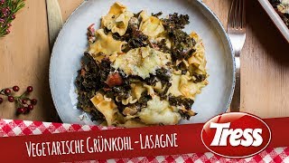 Vegetarische GrünkohlLasagne  TRESS REZEPTE [upl. by Landon]