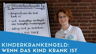 ▶ Kinderkrankengeld Anspruch wenn das Kind krank ist [upl. by Aicram775]