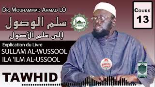 Dr Mouhammad Ahmad LO  Cours 13 سلم الوصول إلى علم الأصول  Sullam AlWussool ILA ILM ALUSSOOL [upl. by Yadroc]