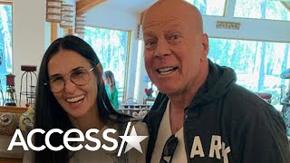 Demi Moore Gives Ex Bruce Willis Sweet Birthday Tribute [upl. by Bricker495]