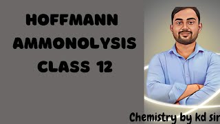 Hoffmann ammonolysis reaction class 12 haloalkane and haloarene [upl. by Leeban]