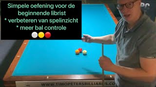 Simpele biljartoefening voor de librist [upl. by Lanoil]