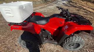 2024 Honda Rancher Quick Cold start amp Overview [upl. by Dallon]