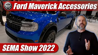 Ford Maverick Accessories at 2022 SEMA Show [upl. by Ysnil539]