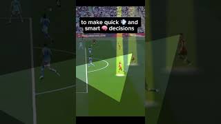 Improve your scanning to become the BEST👁️ footballanalysis football soccer [upl. by Eiahpets]