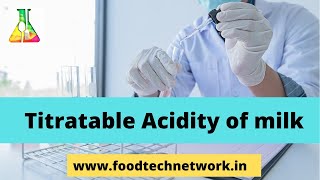 How To Calculate Acidity In Milk  Acidity Testing In Milk [upl. by Magbie]