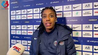 Ashley Lawrence PSG « On a la chance davoir des joueuses qui peuvent jouer à différents postes » [upl. by Eniamrahc]