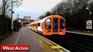 West Acton  Central line  London Underground  1992 Tube Stock [upl. by Harrat]