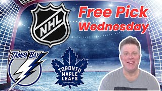 NHL Picks And Predictions Tampa Bay Vs Toronto On Wednesday April 3rd By Picks And Parlays nhl [upl. by Tadio]