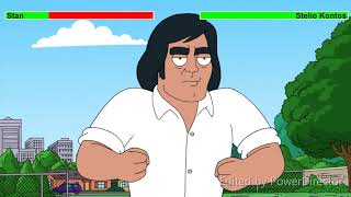 Stan Smith vs Stelio Kontos with healthbars [upl. by Leasa327]