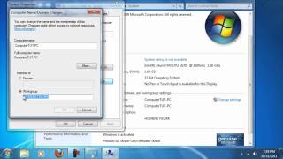 How to Setup Workgroup for Windows 7 Vista amp XP [upl. by Ogir389]