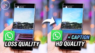 How to Update HD WhatsApp Status  Captions‼️ [upl. by Boak]