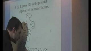 Expressing Numbers As The Product Of Powers Of Its Prime Factors amp Finding The Lowest Common Multiple [upl. by Airdnahs]