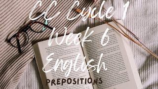 CC Cycle 1 ENGLISH Week 6 Prepositions Song motions tutorial Classical Conversations Tutor Prep [upl. by Galliett]